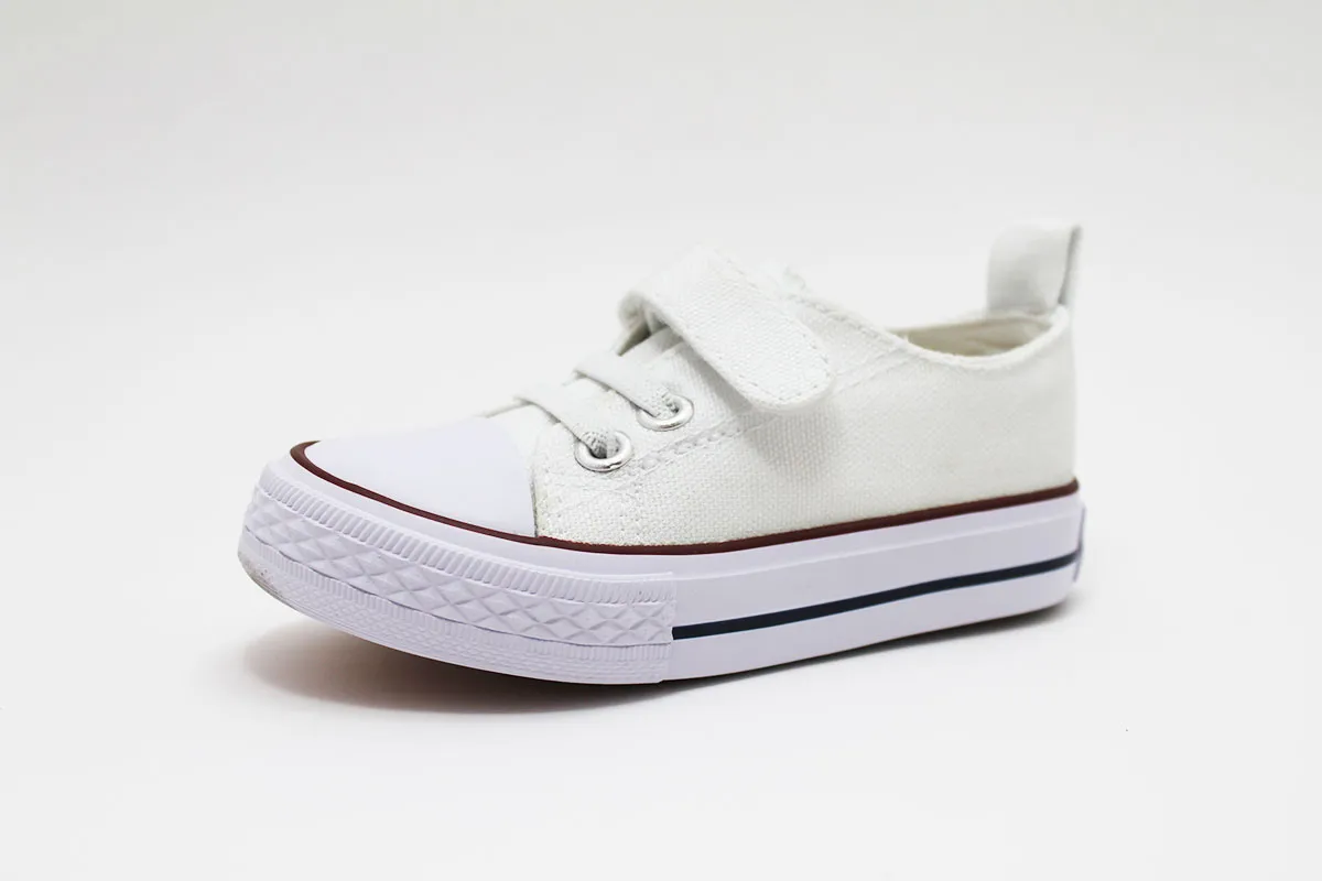 Zapatillas lona con puntera niños