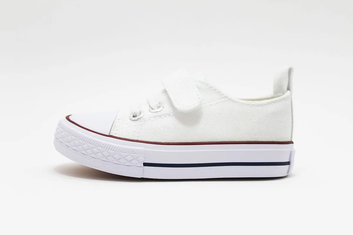 Zapatillas lona con puntera niños