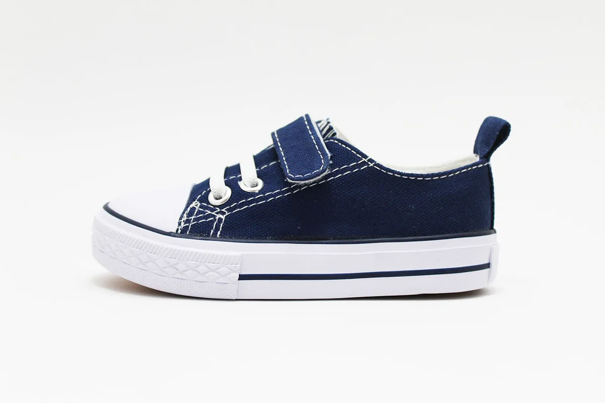 Zapatillas lona con puntera niños