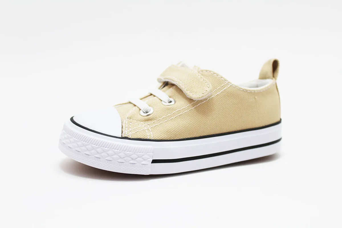 Zapatillas lona con puntera niños