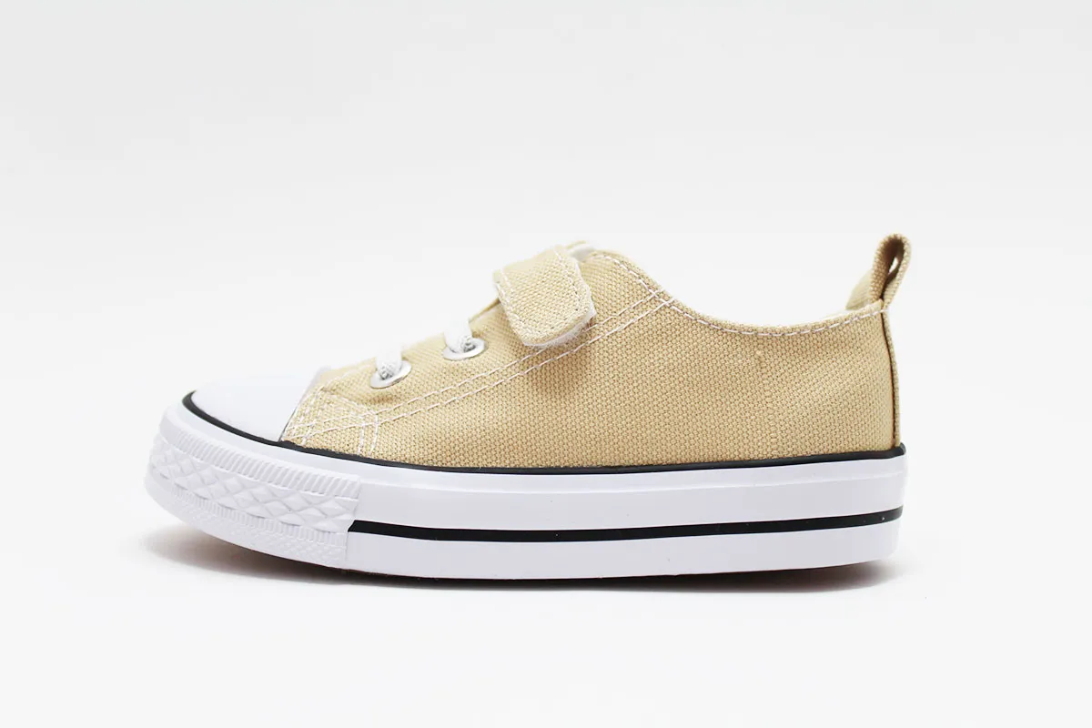 Zapatillas lona con puntera niños