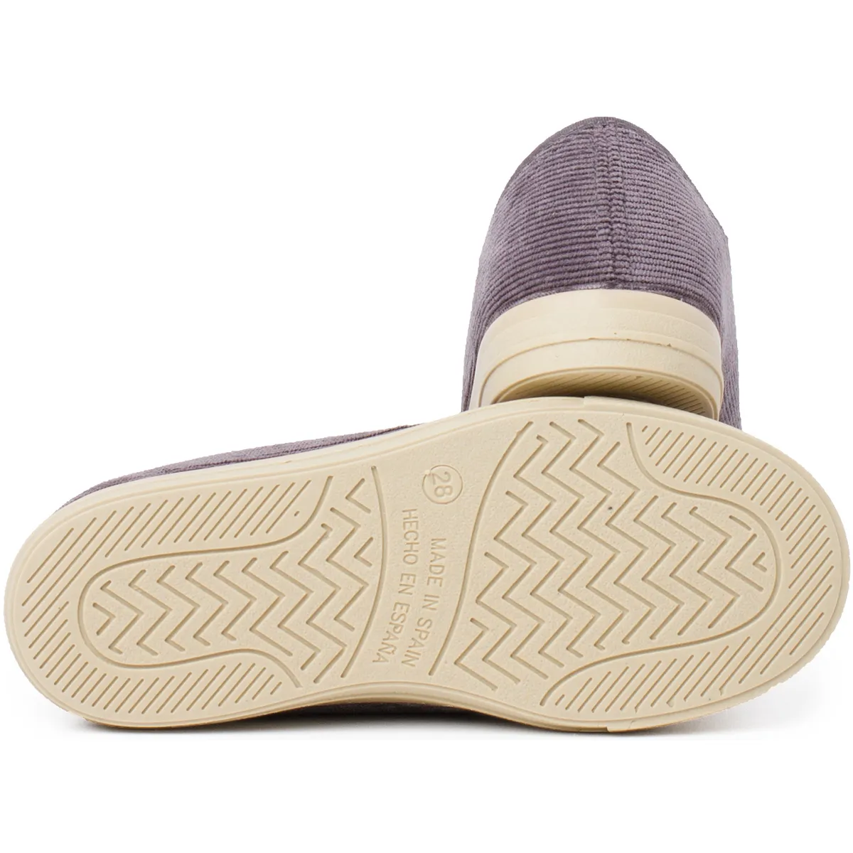 zapatillas pana cordones suela ancha niños