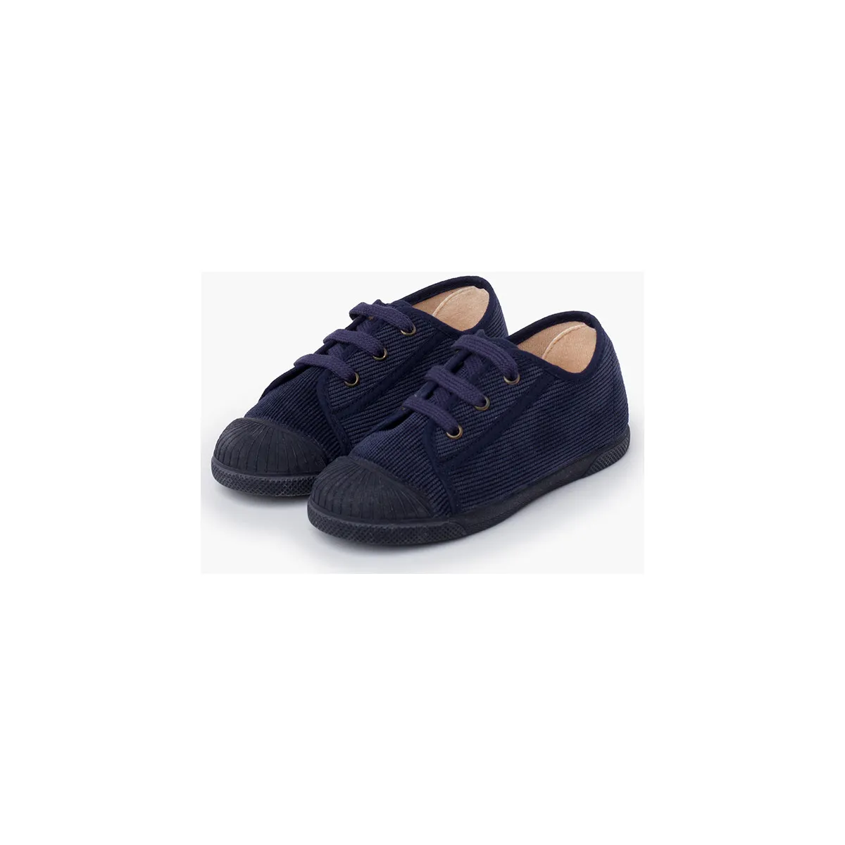 zapatillas pana puntera goma niños