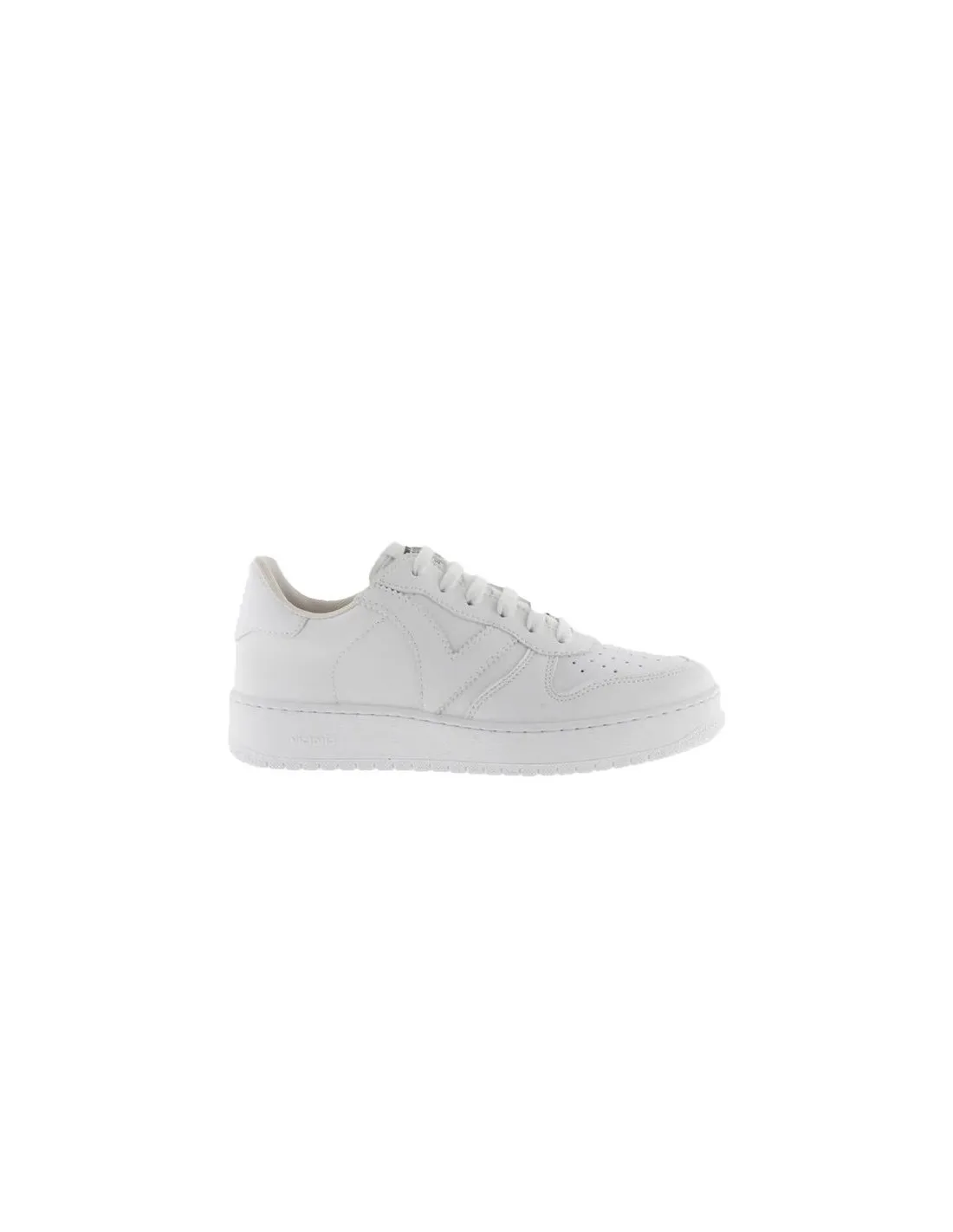 Zapatillas Victoria Madrid Efecto Piel Blanco