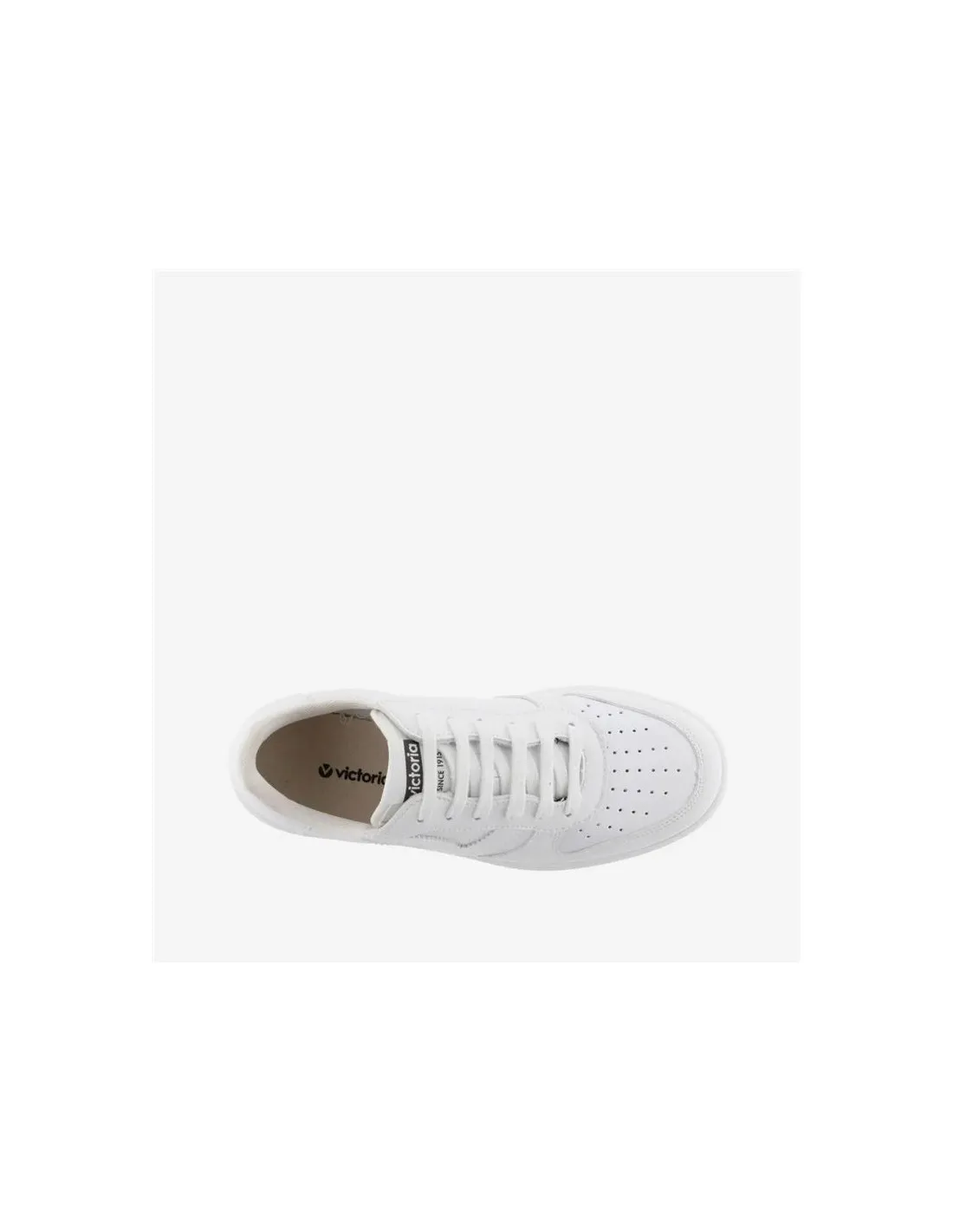 Zapatillas Victoria Madrid Efecto Piel Blanco