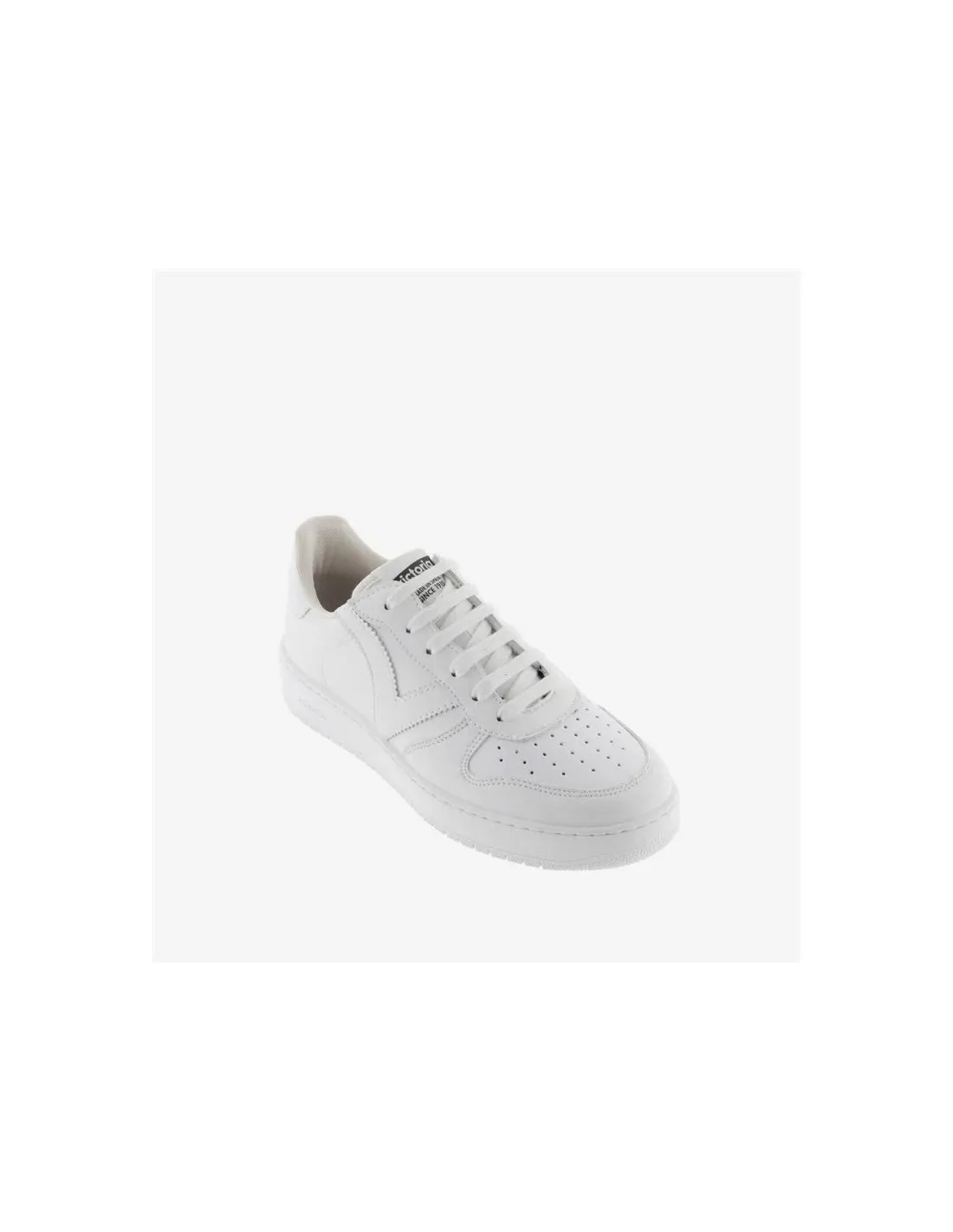 Zapatillas Victoria Madrid Efecto Piel Blanco