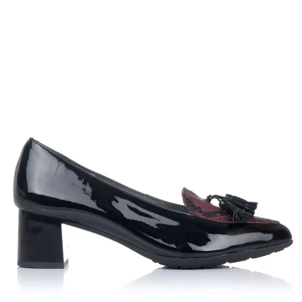 Zapato borlas tacon medio Pitillos 6392