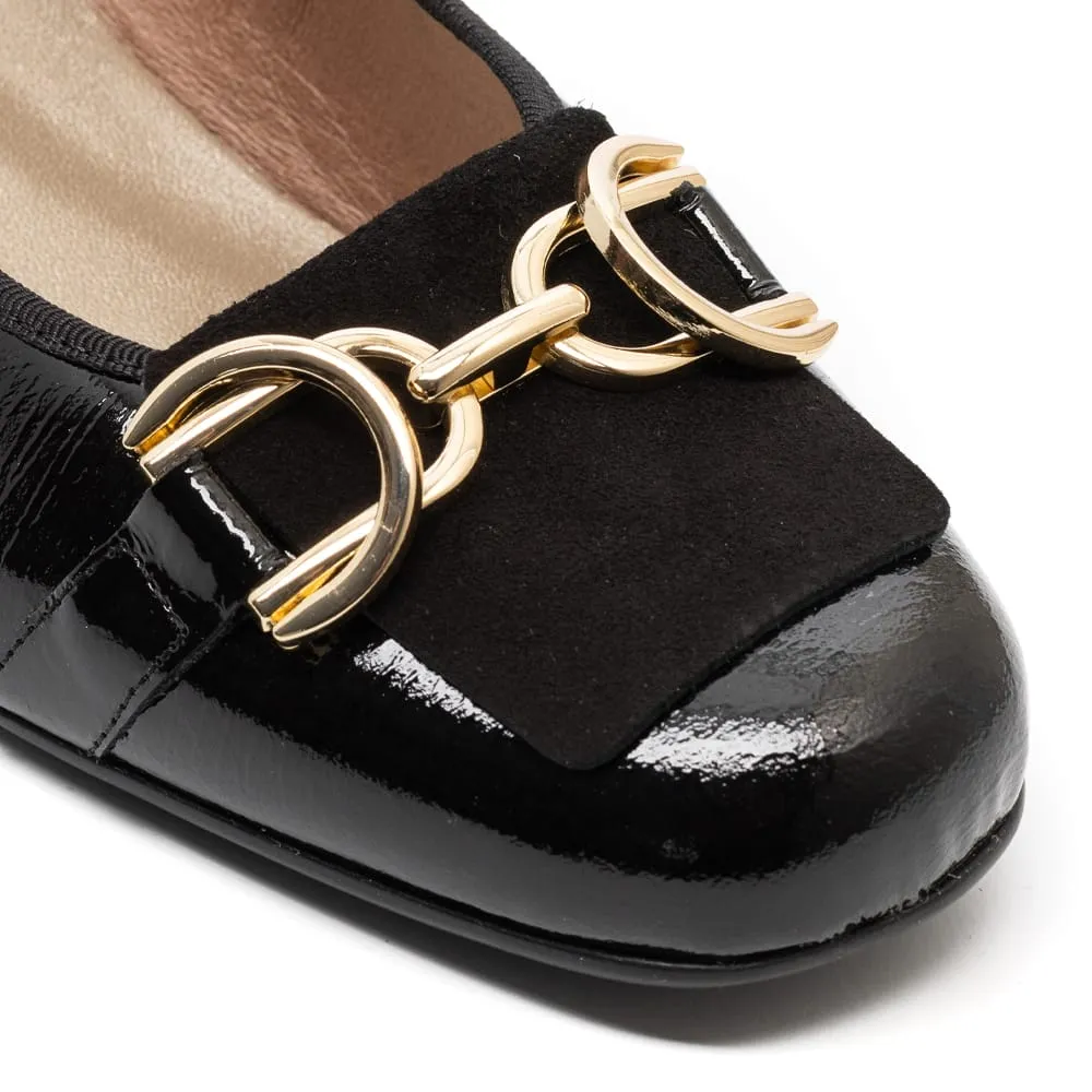 Zapato Charol Bucks Negro