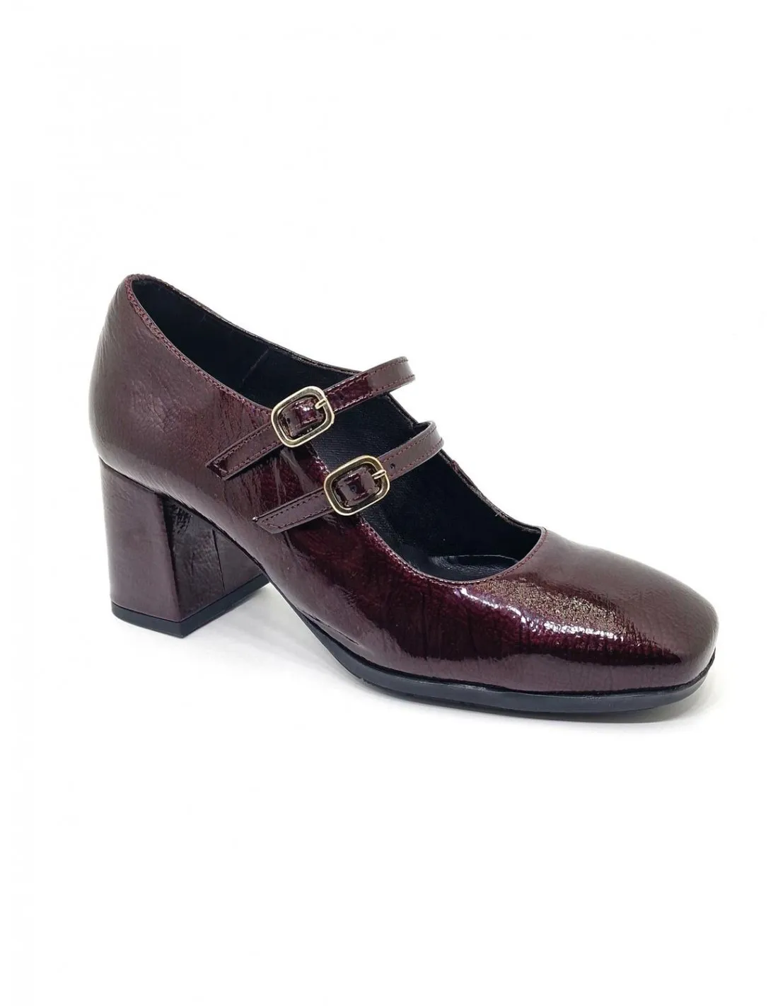 Zapato de mujer Desireé en burdeos Dami16