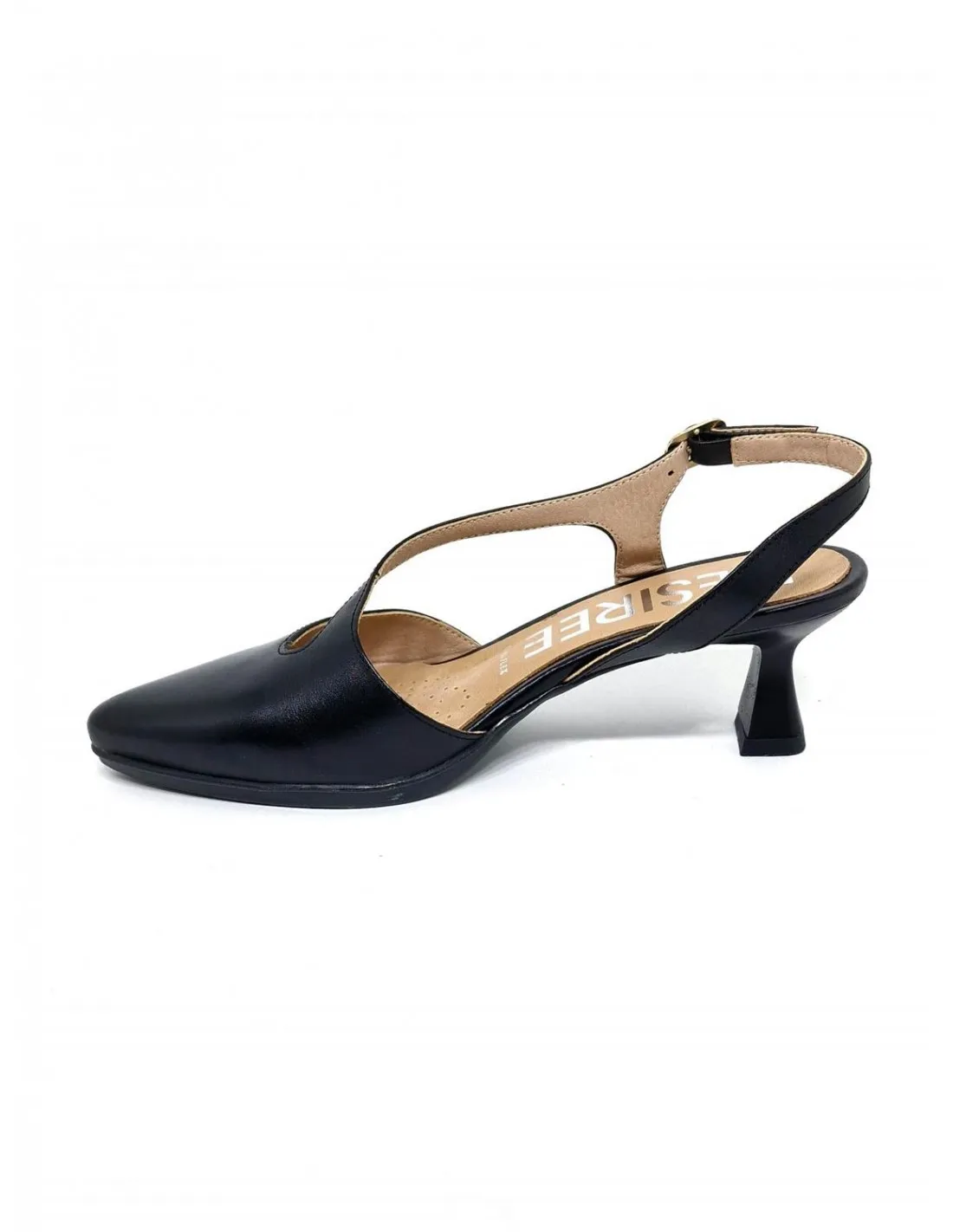 Zapato de mujer Desireé en negro o crema Maia29