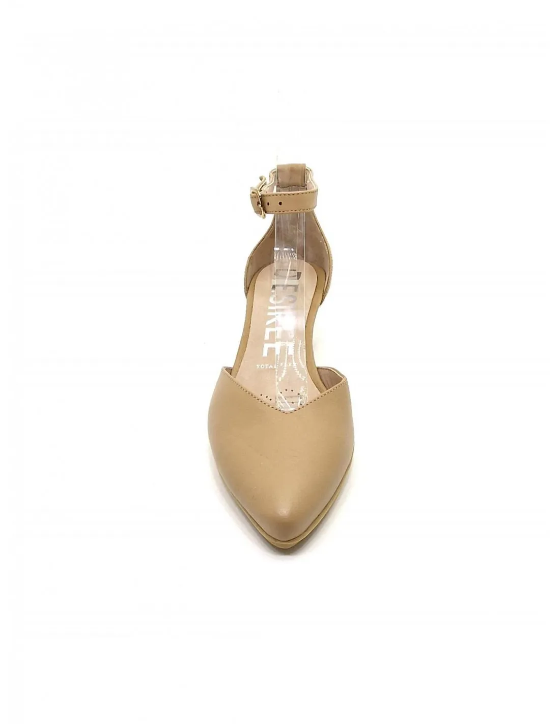 Zapato de mujer Desireé en taupe o nude Maia8