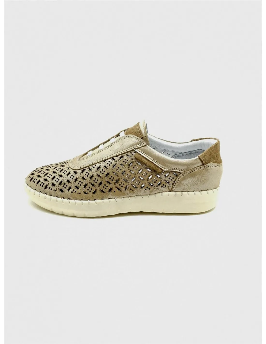 ZAPATO DE MUJER MANLISA ANTONELLO EN CUERO O DORADO S41008506