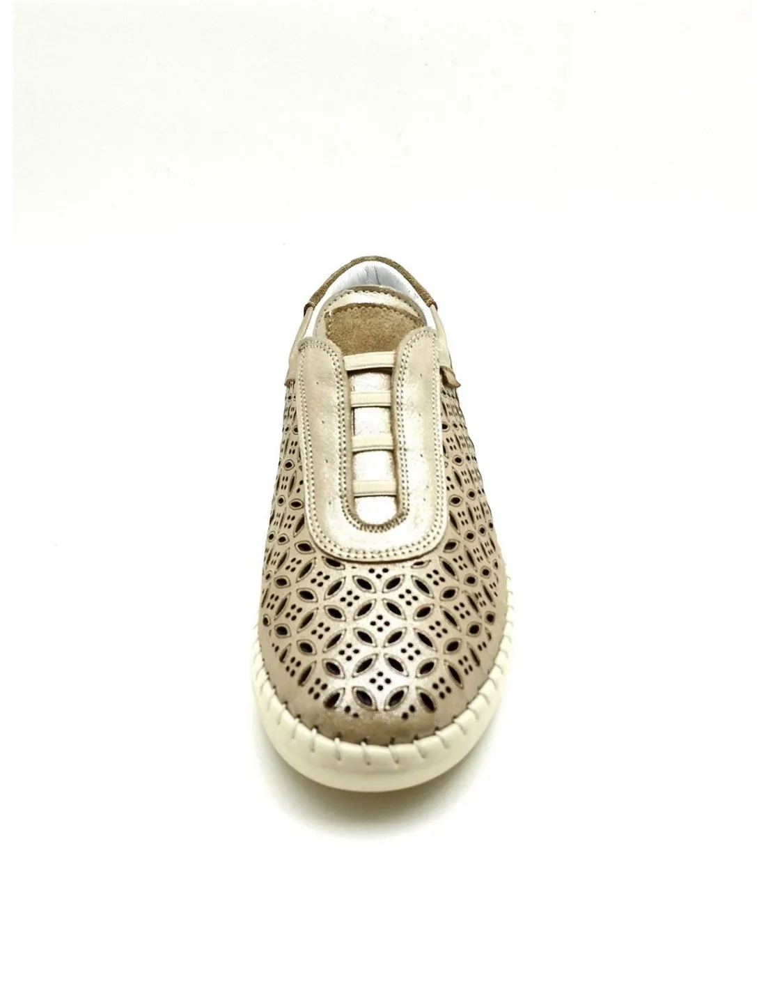 ZAPATO DE MUJER MANLISA ANTONELLO EN CUERO O DORADO S41008506