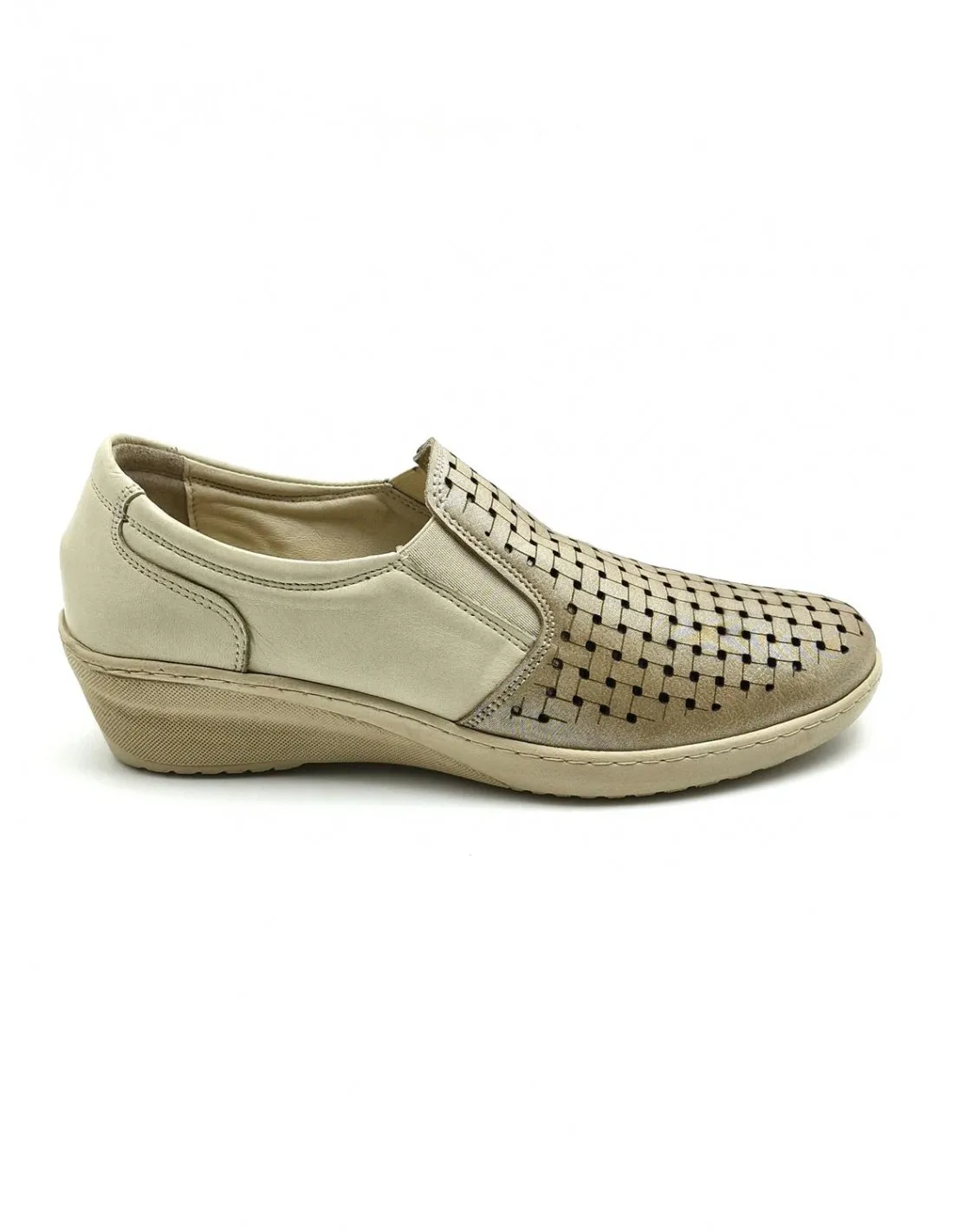 ZAPATO DE MUJER MANLISA ANTONELLO EN DORADO S4100M1