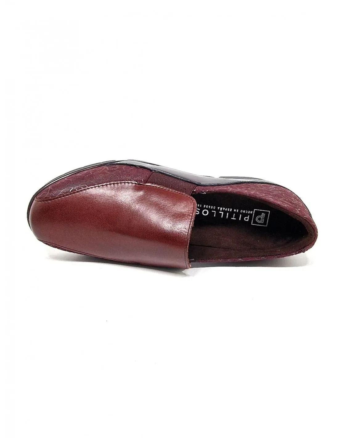 Zapato de mujer Pitillos en burdeos 10000