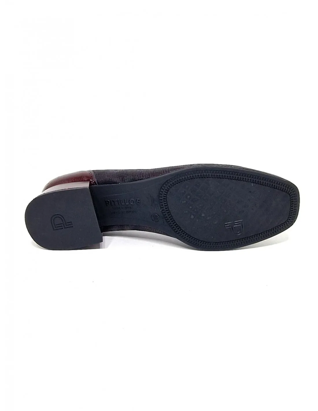 Zapato de mujer Pitillos en negro o burdeos 10112