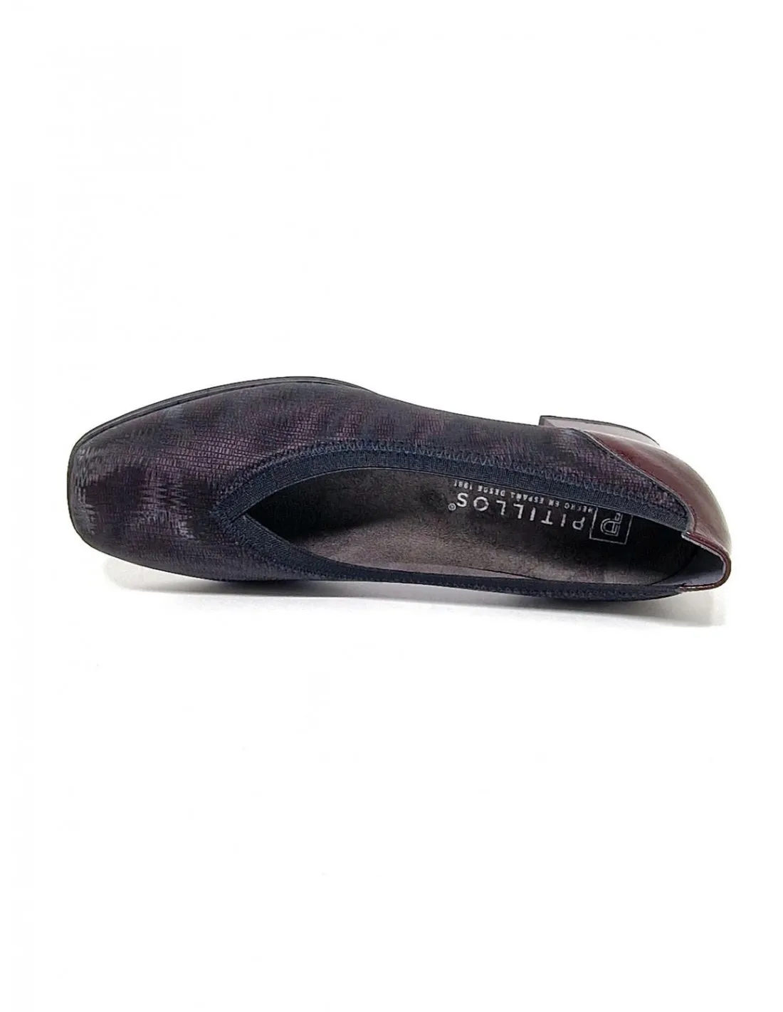 Zapato de mujer Pitillos en negro o burdeos 10112