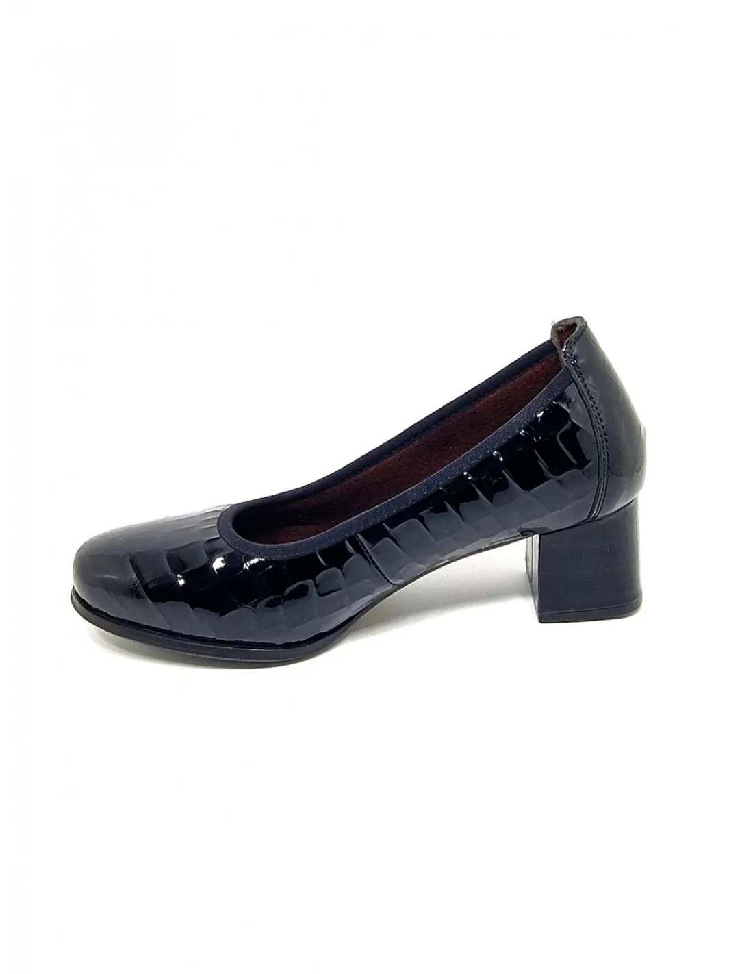 Zapato de mujer Treintas en negro o burdeos 4237