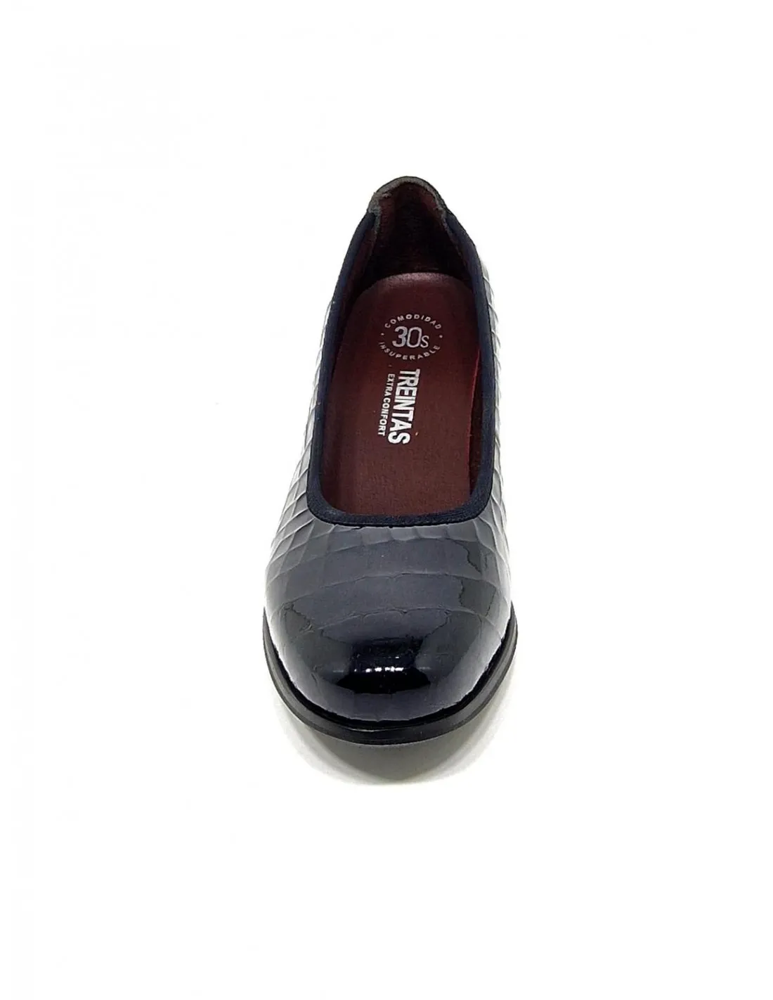 Zapato de mujer Treintas en negro o burdeos 4237