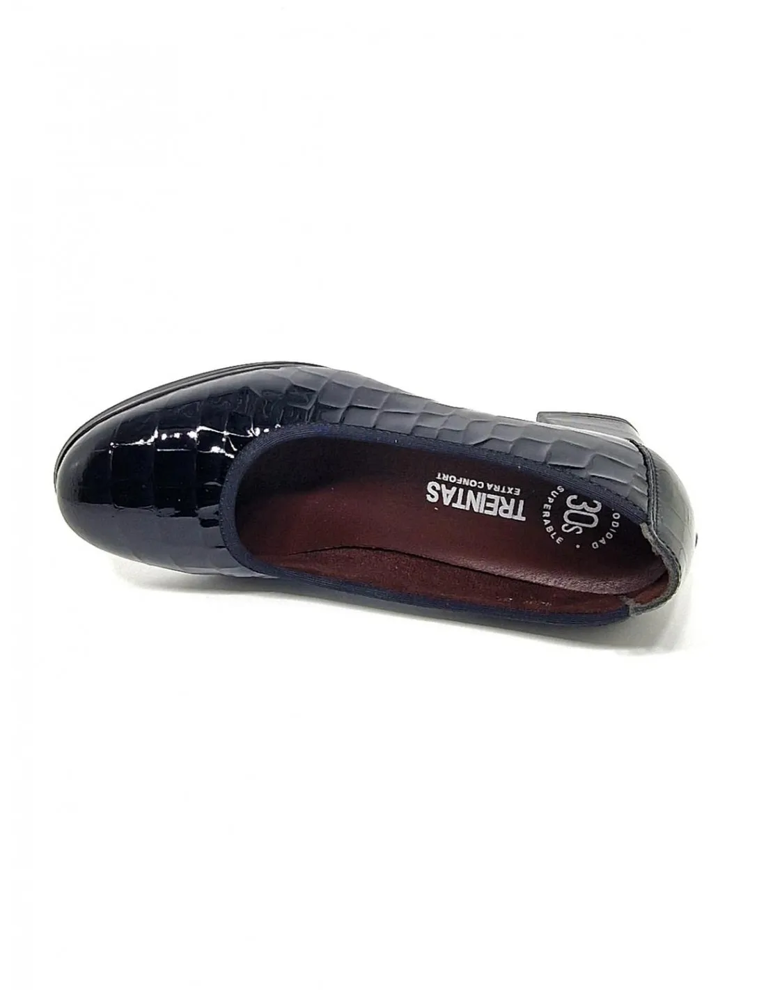 Zapato de mujer Treintas en negro o burdeos 4237