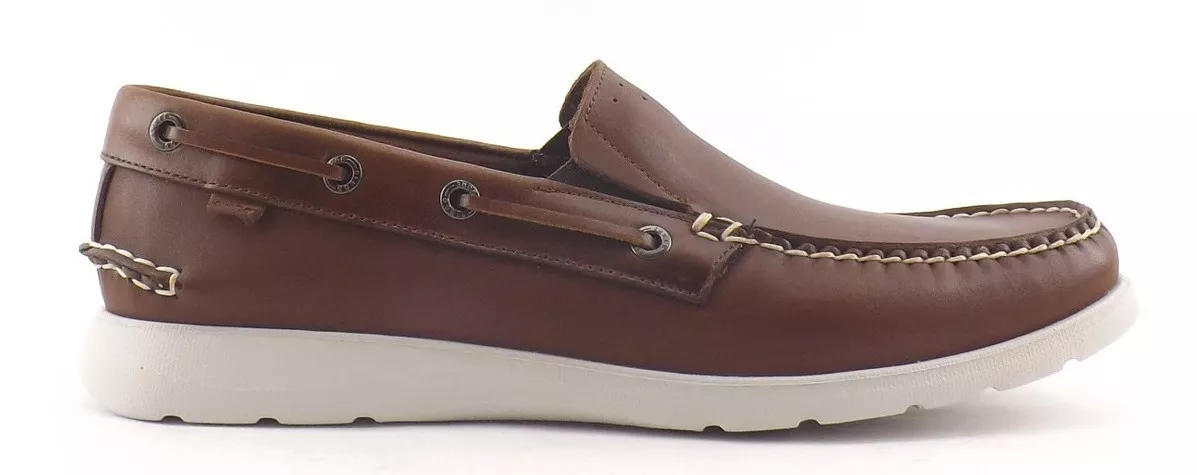 Zapato Nautico Mocasin Ringo Deck 01 Hombre Cuero Carg