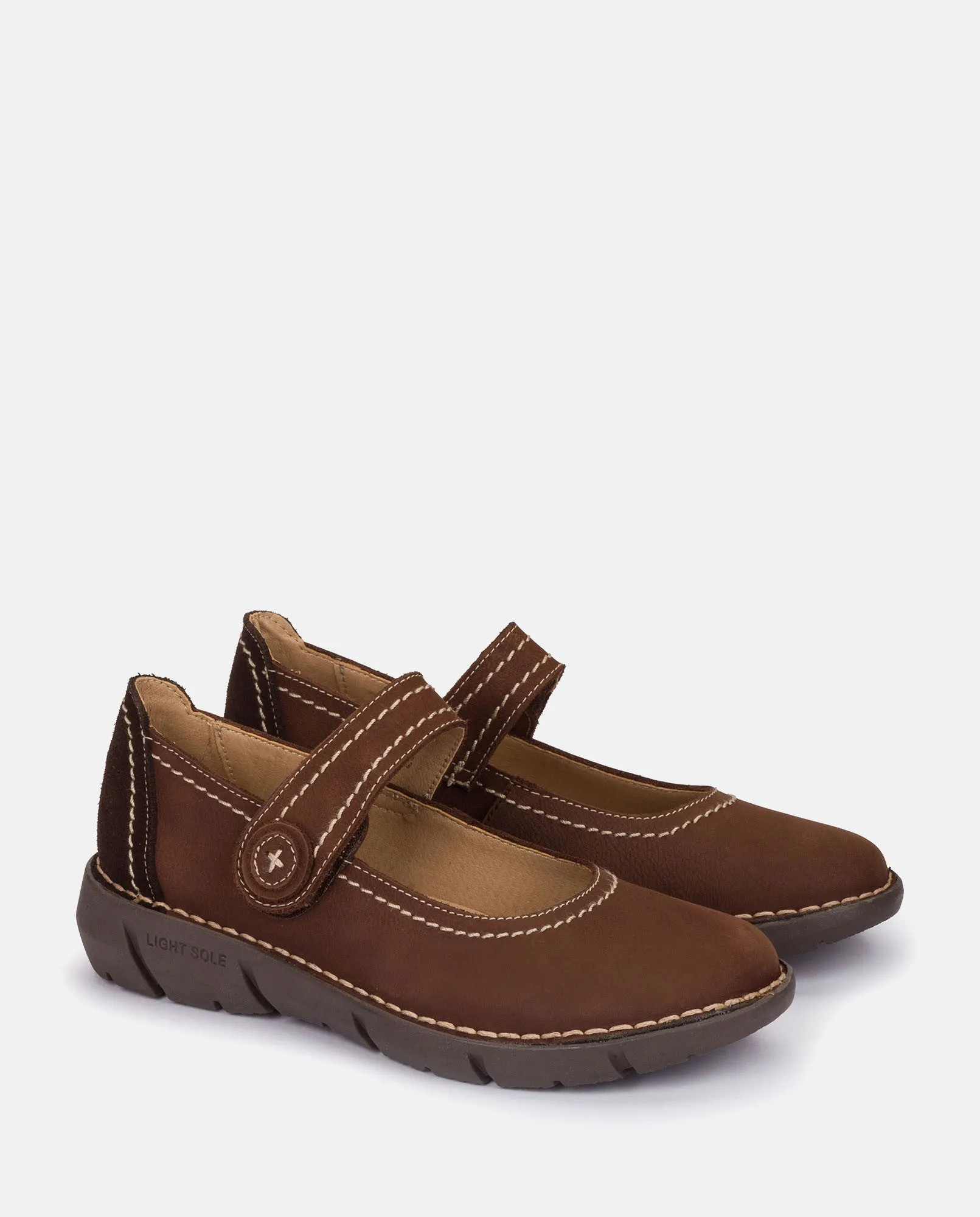 Zapato plano Olba 005 marron