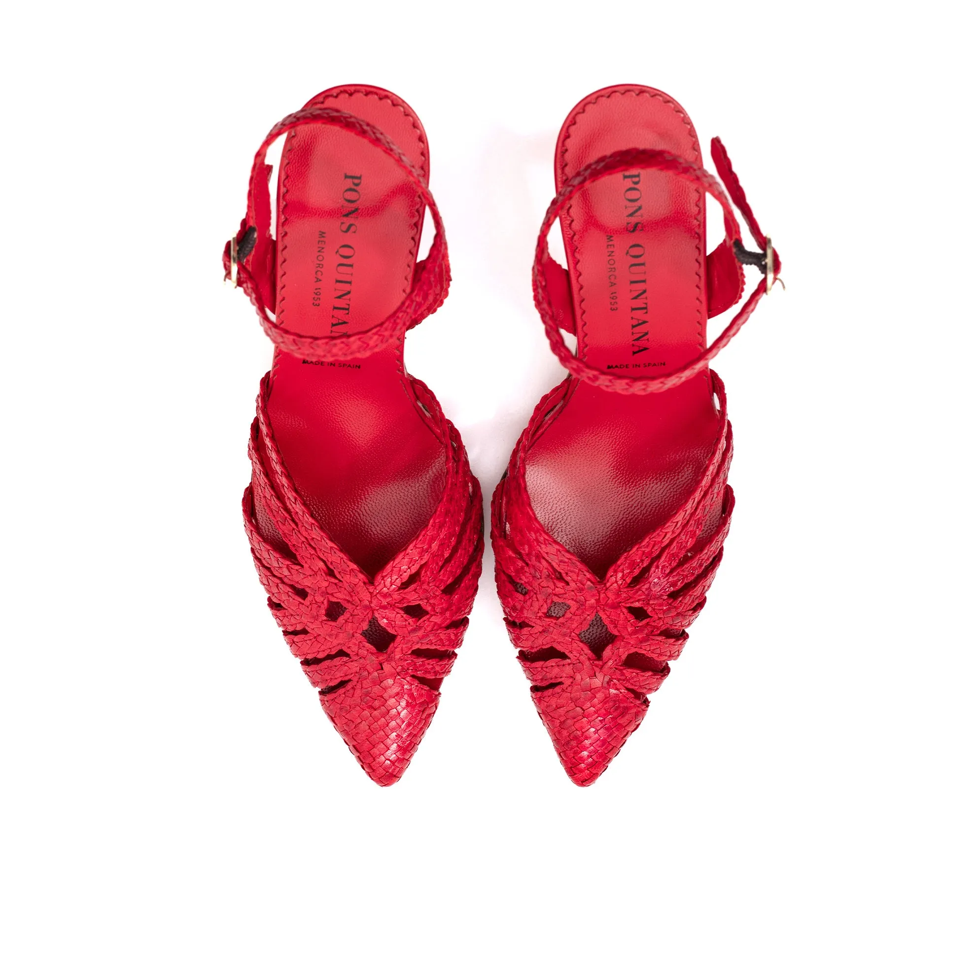 ZAPATO TACON MORITZ CEREZA