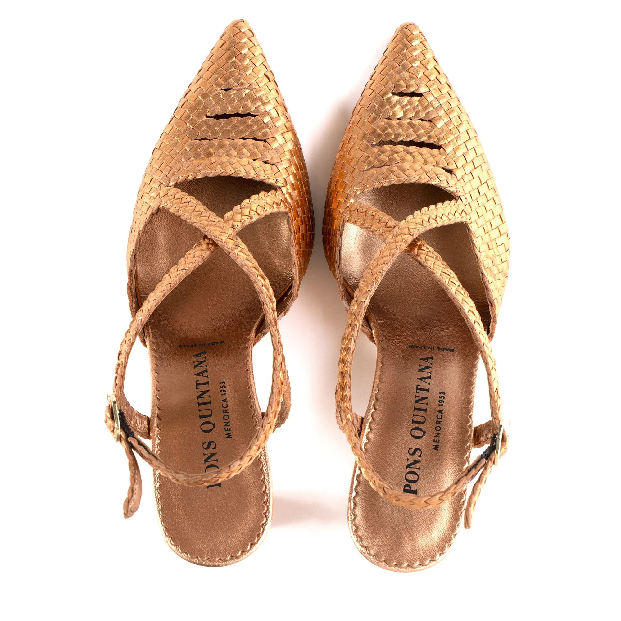 ZAPATO TACON MORITZ METAL RAME