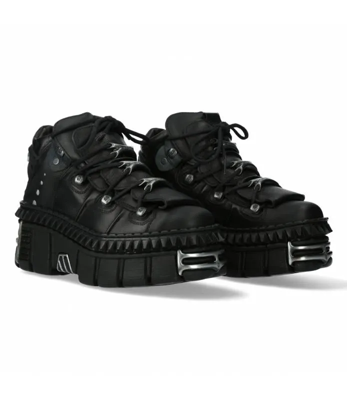 ZAPATOS PIEL URBANOS TOWER PICOS NEW ROCK ORIGINAL PLATAFORMA WALL106S24