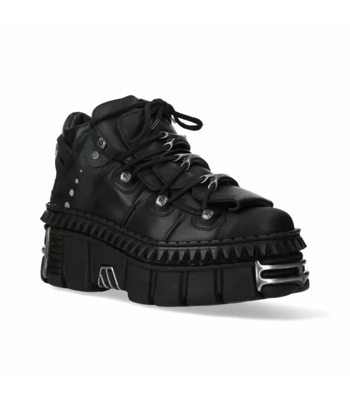 ZAPATOS PIEL URBANOS TOWER PICOS NEW ROCK ORIGINAL PLATAFORMA WALL106S24