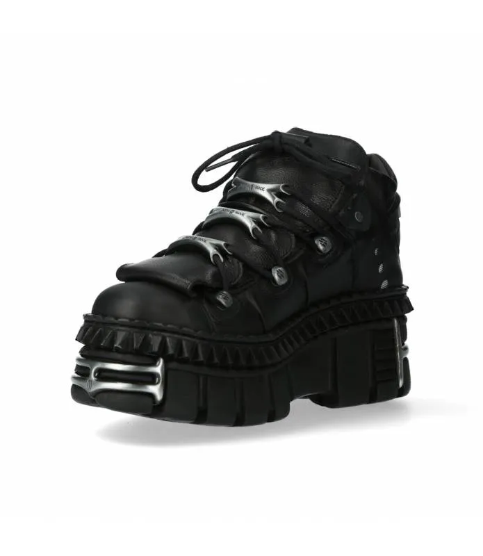 ZAPATOS PIEL URBANOS TOWER PICOS NEW ROCK ORIGINAL PLATAFORMA WALL106S24