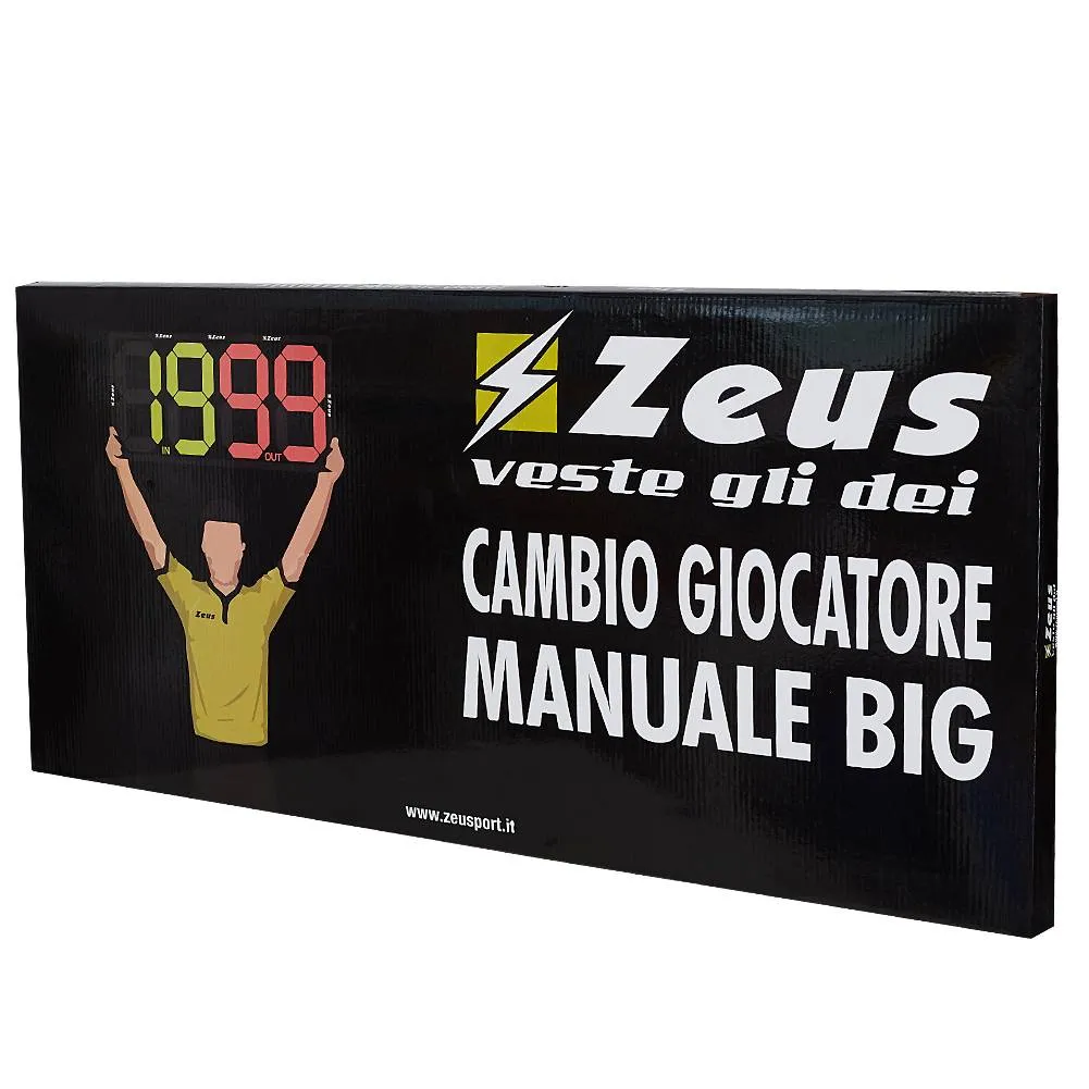 Zeus Marcador manual grande cambio de jugador